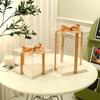 Transparent Cake Box Cake Packaging Boxes Clear Cake Boxes Gifts Birthday Bag Accessorie Wedding Birthday Party Gift Box