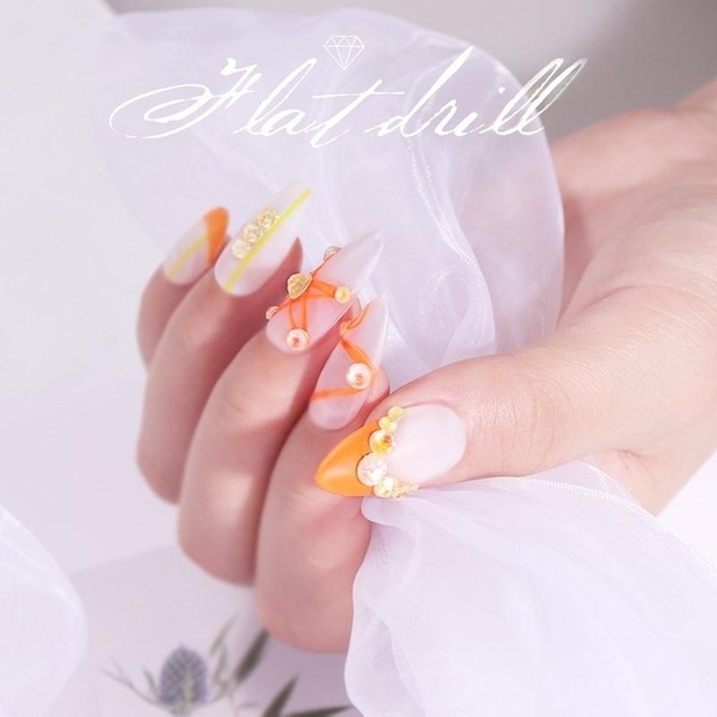 400 шт./упак. светящиеся кристаллы смешанного размера, аксессуары для украшений для ногтей, стеклянный драгоценный камень, 3D флэш-бриллиант, темный светящийся драгоценный камень, 5 цветов