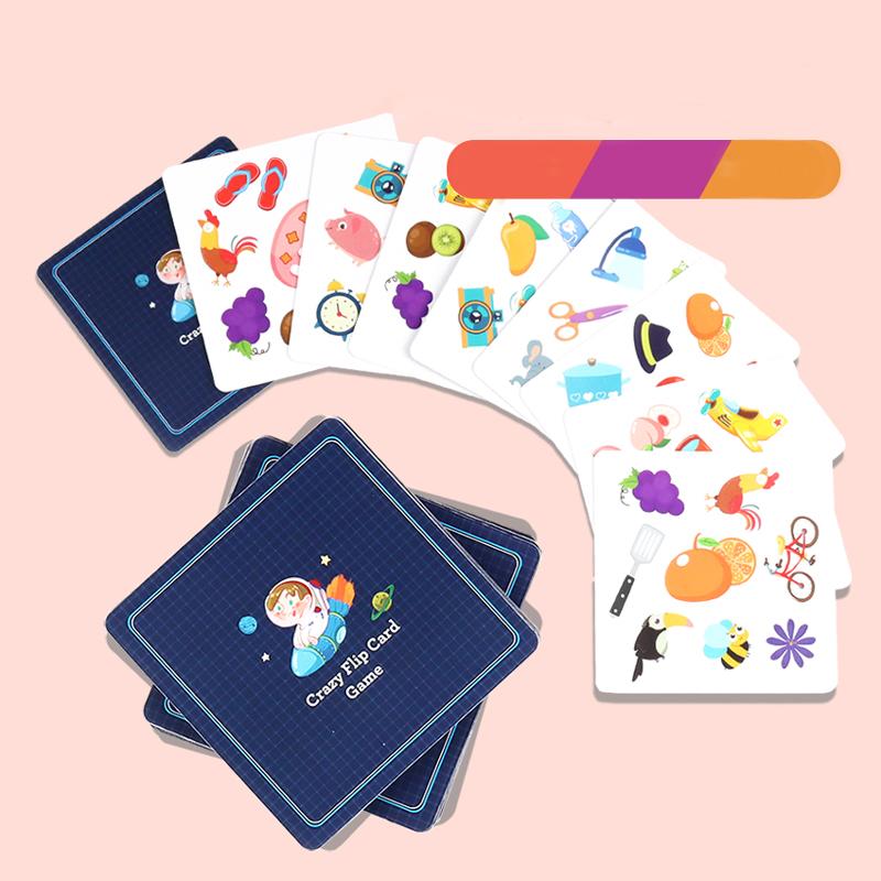 Детская веселая настольная игра Бум карточная игра Тренировка памяти Игра на сопоставление карт Когнитивное просвещение Концентрация Обучающая игрушка