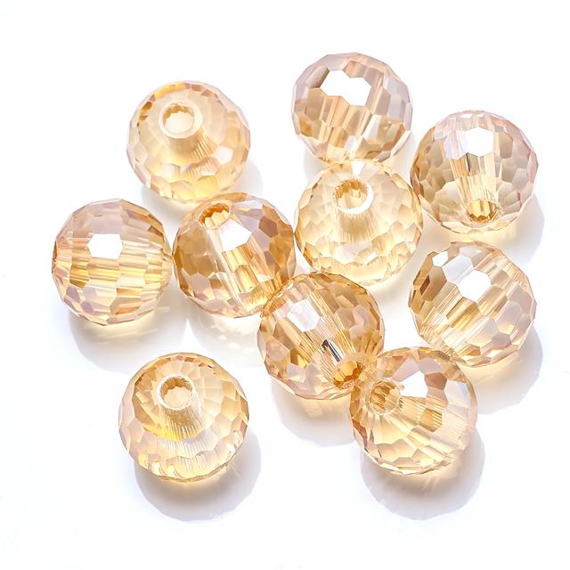 AAA 96 граненый шарик из бисера 14 мм 10 шт. подвески стеклянные бусины для изготовления ювелирных изделий DIY хрустальные поделки бисер для украшения