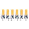 6PCS GY6.35 Bulb 5W COB Light Bulb 500lm Silicone Ceiling Lamp Bulb for Living RoomWarm White