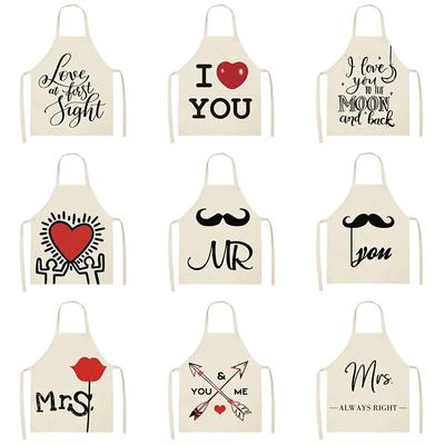 1 шт. льняной фартук для мужчин и женщин, кухонный фартук для приготовления выпечки, против пятен, для взрослых и детей, инструменты для уборки дома