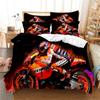 Комплект постельного белья 3D Moto Queen Bedding Duvet Cover Set Bedding Bed Cover Cotton Queen Bedroom Bed Cover Set Bed Set Bedding