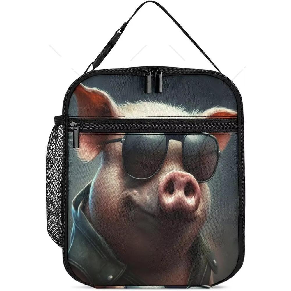 Сумка-холодильник Animal Lion для обеда, переносная, многоразовая, большая емкость, ланч-бокс для работы