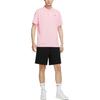 Nike Polo Shirts Men's Pink Polo Collar Moderate Straight Fit CJ4457-691