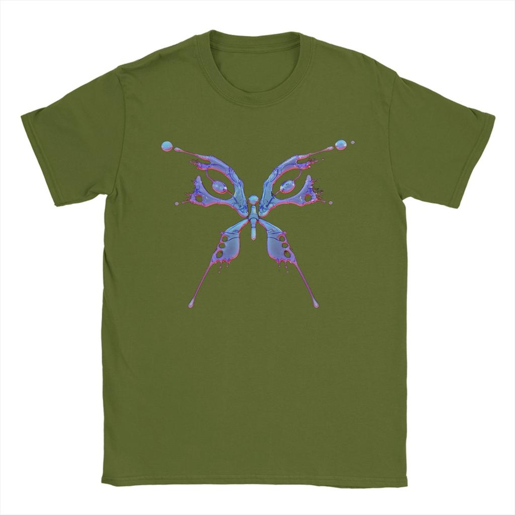 Funny Katys Perrys Butterfly TShirts Unisex Round Neck Pure Cotton T Shirts Short Sleeve Tees Plus Size Clothes
