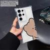 Милый щенок Чехол для телефона для Samsung Galaxy S25 Ultra S20 FE S21 S22 S23Plus S24 + S26 Edge Прозрачные Мягкие Чехлы