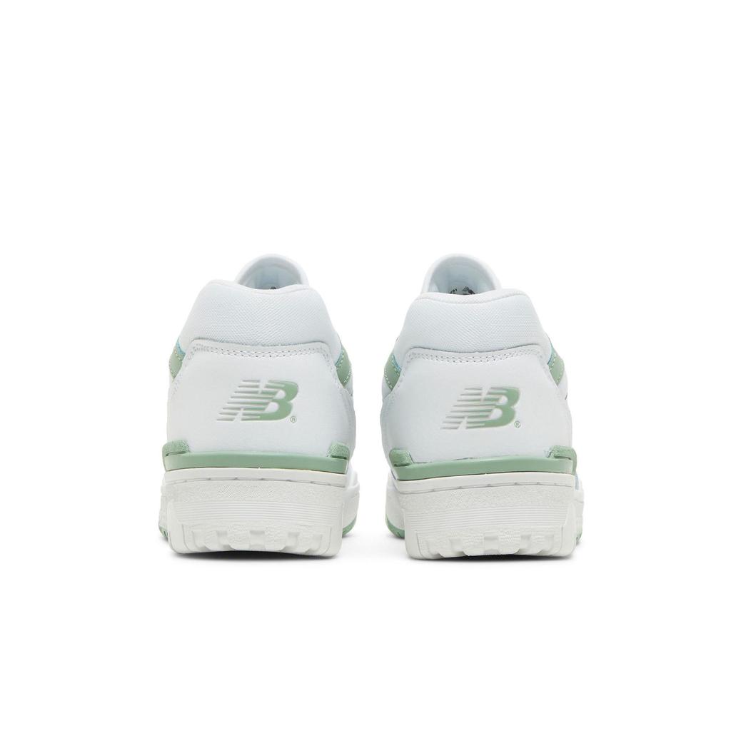 New Balance 550 'Белый мятно-зеленый' (унисекс) Белые / Мятно-зеленые Винтажные Баскетбольные Кроссовки BB550FS1