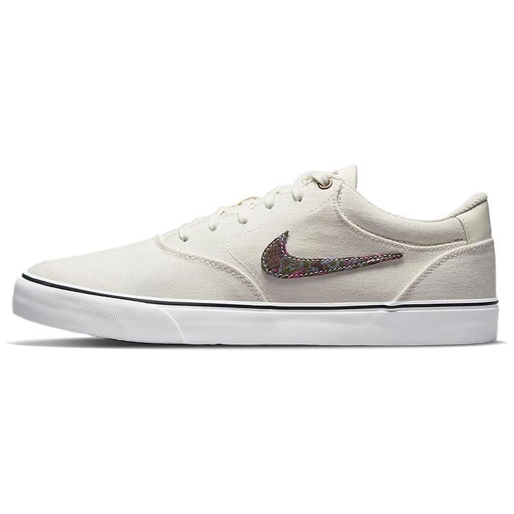 Nike Chron 2 Canvas Premium SB Sail Sangria Unisex Sneakers Cream Cool-Grey Rough-Green DM3513-100