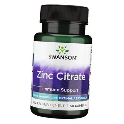 Цитрат Цинка, Zinc Citrate 50, 60капс (36280075)