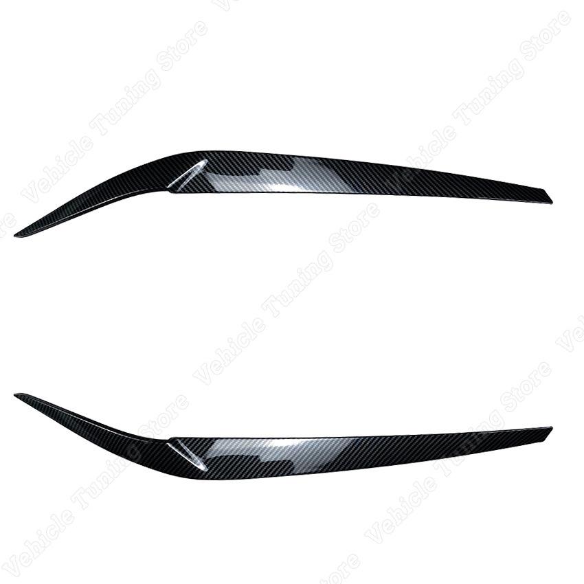 Для BMW 5 серии G30 G31 2 шт. ABS глянцевые злые фары веки брови M5 520 525 530 540 2017-3D наклейки