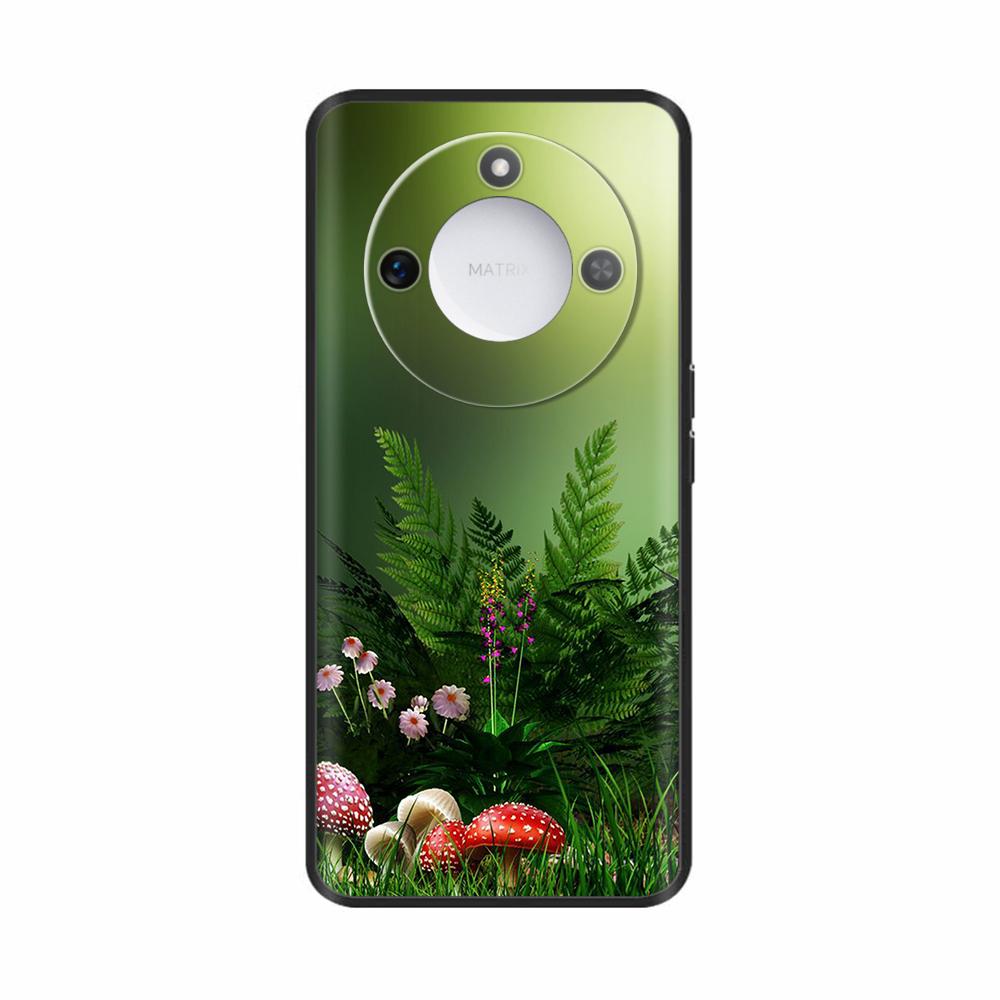 Для Honor X9c Умный чехол Funda На HonorX9c Умные чехлы Милый мультяшный узор Силиконовый чехол Для Honor X9C Умная задняя крышка Fundas