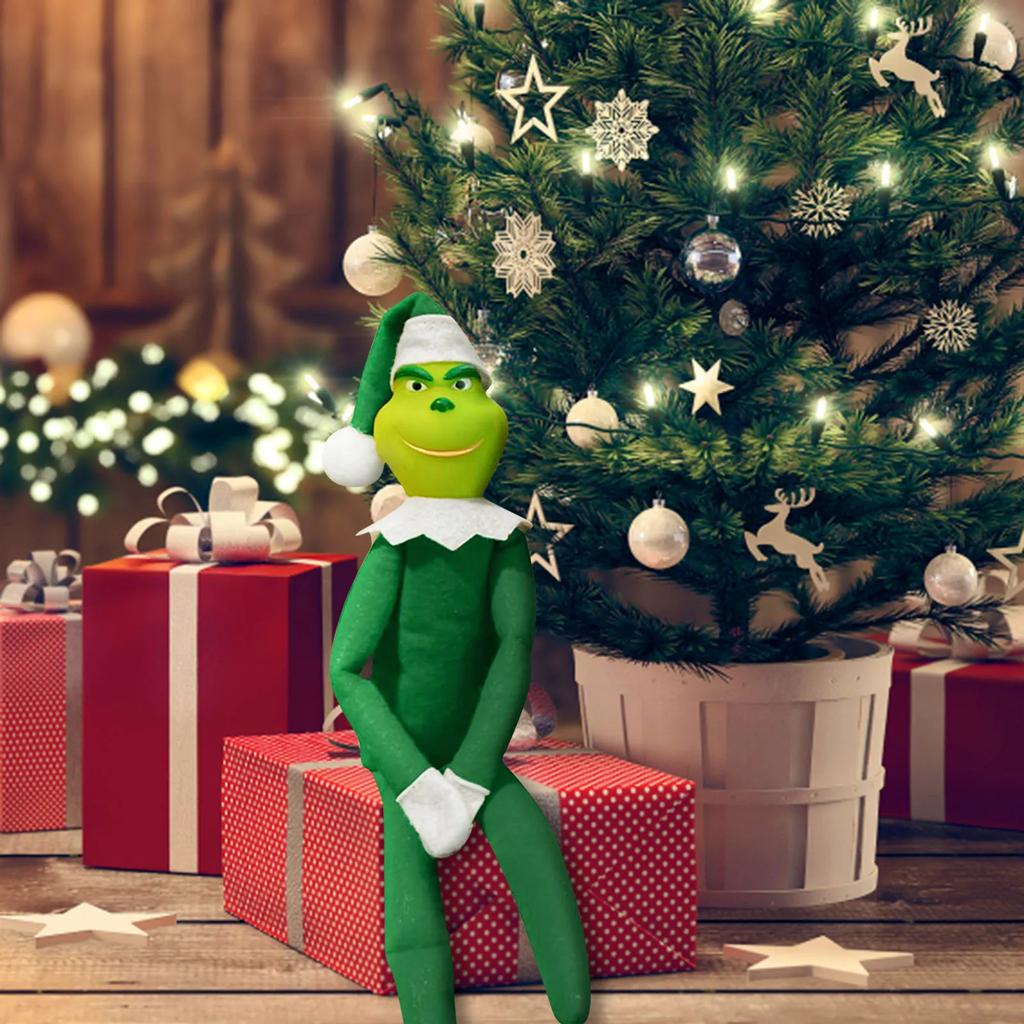 Christmas Cute Elf Doll Plush Leg Doll Pendant Christmas Tree Ornament Gift New Year Gifts Xmas Party Decor for Home