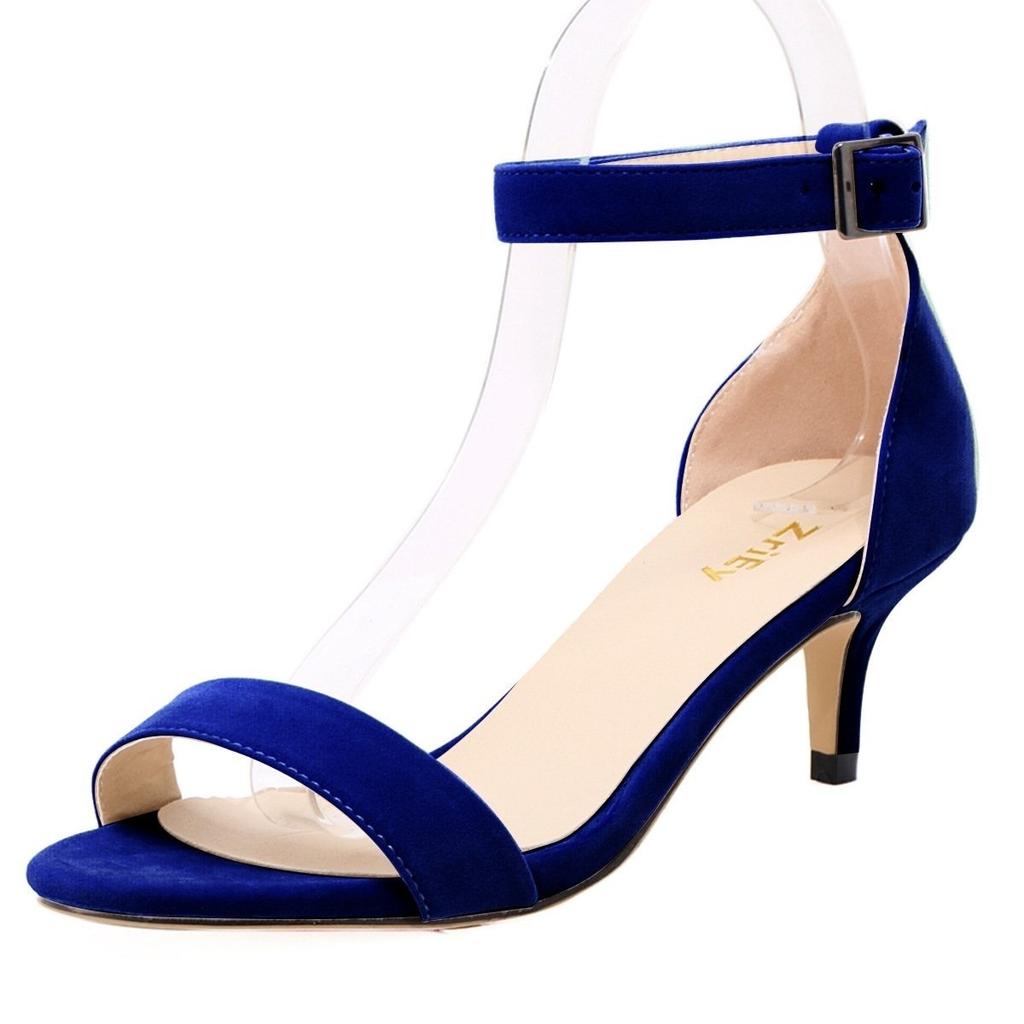 Женские босоножки летние сексуальные 5 см сандалии на низком каблуке с ремешком на щиколотке высокие каблуки сандалии женские вечерние платья красные свадебные туфли больших размеров