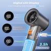 Outdoor Portable Handheld Turbo Fan  Pocket Sized Mini Personal Fan  Gray
