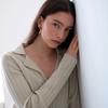 Трикотаж с открытым воротником Pinblack Цвет: Слоновая кость
