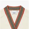 Burberry 8054222 A1452 Icon Stripe Trim Wool Kids Cardigan