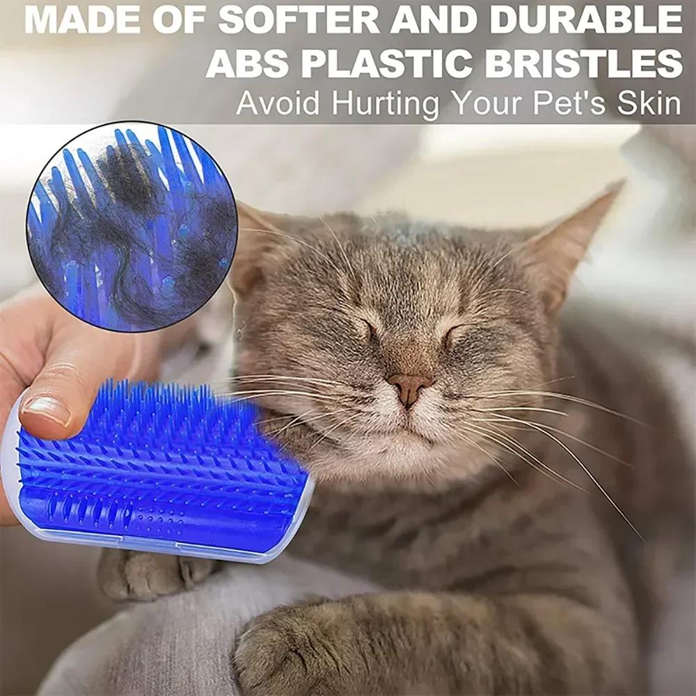 Pet Cat Corner Scrubber Massager Self Groomer Comb Accessories for Cat Scratcher Scratcher Post Scrapers Pet Supplies