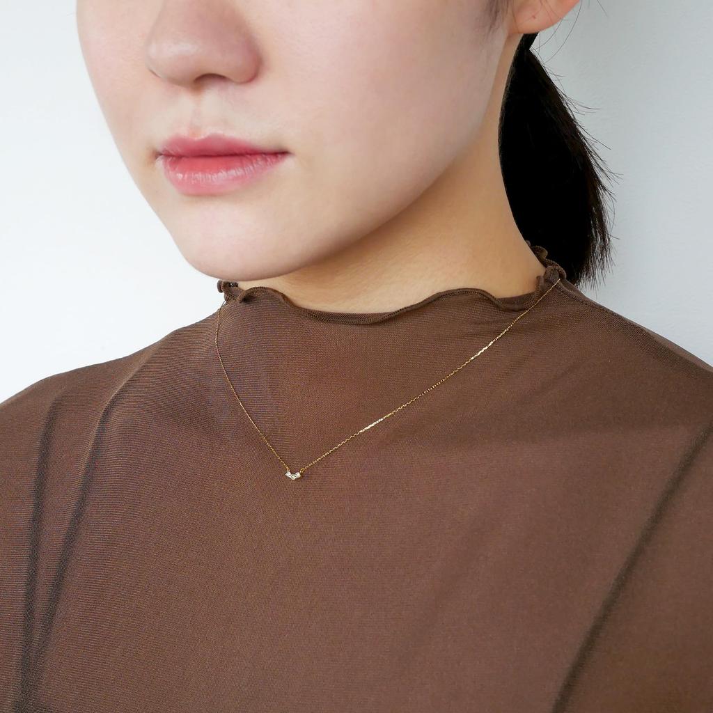 Vendome K18YG Diamond Necklace GGVN015340DI [Official] [VIH Aoyama]