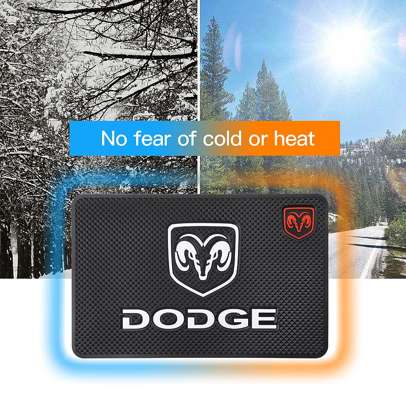 1Pcs PVC Silicone Anti-Slip Pad Car Dashboard Non-Slip Mat Accessories For Dodge Caliber Ram 1500 Journey Caravan Charger XX1
