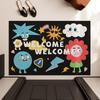Internet Celebrity Wind Into The Home Silk Ring Floor Mat Can Be Cut Entrance Into The Door Rubbing Land Pad Non-Slip Silk Ring Door Mat