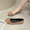 Flat-soled Single Shoes Women's Spring New One-pedal Women's Shoes Pointed Head Shallow Mouth Lazy Shoes Soft-soled Shoes