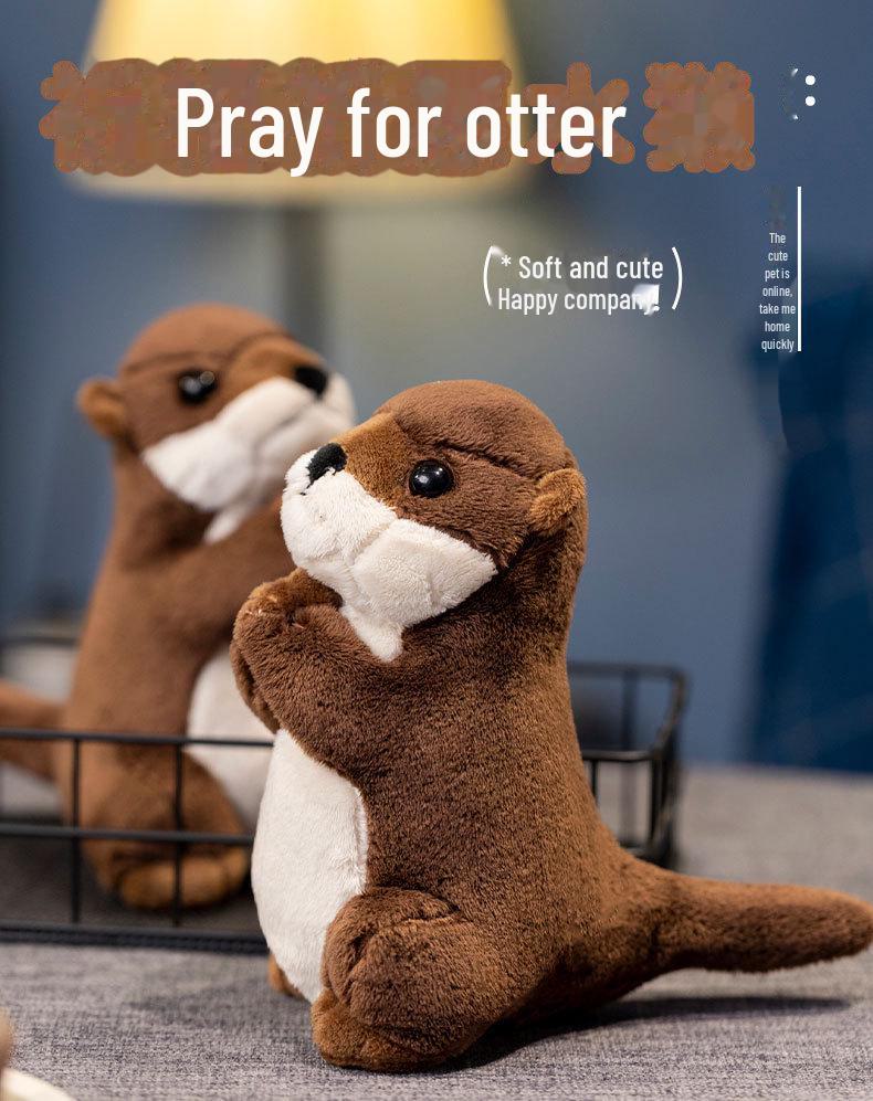 Мягкая игрушка «Молящаяся морская выдра» — кукла «Желающая выдра» для детей