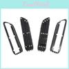Black Side Grill Grille Glossy Fender Vents Replacement For Bmw E46 M3 0106