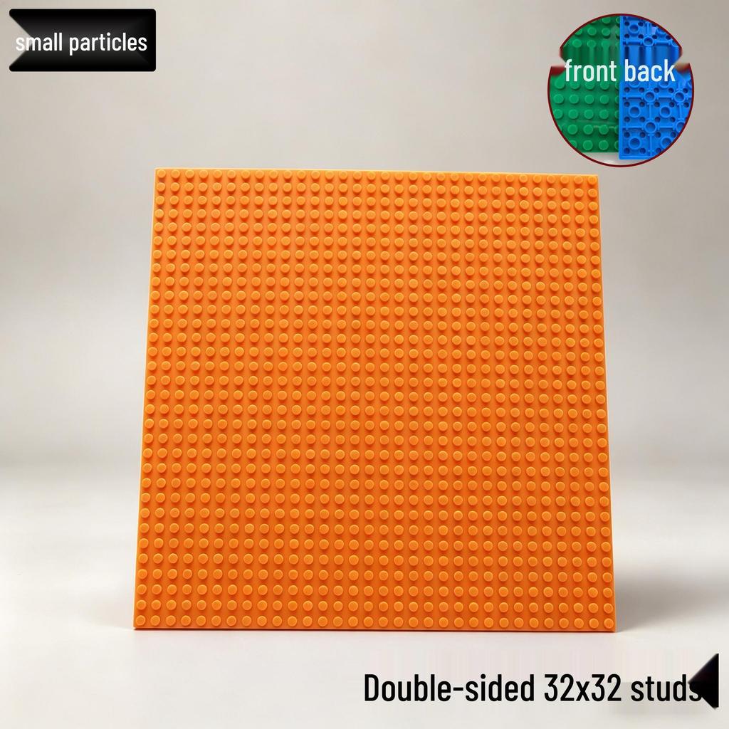 Двусторонняя базовая пластина 32x32 шипа, совместимая с конструкторами LEGO