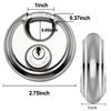 2Pcs 70mm Great Discus Lock Lightweight Round Reble Padlock Anti Theft Heavy Duty Trailer Caravan Round Disc Lock Door Locks