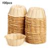 4 Inch 100 Pcs Mini Fluted Tube Pan Liner Nonstick Greaseproof Heat Resistant Paper Cake Pan Liners for Pie Scone