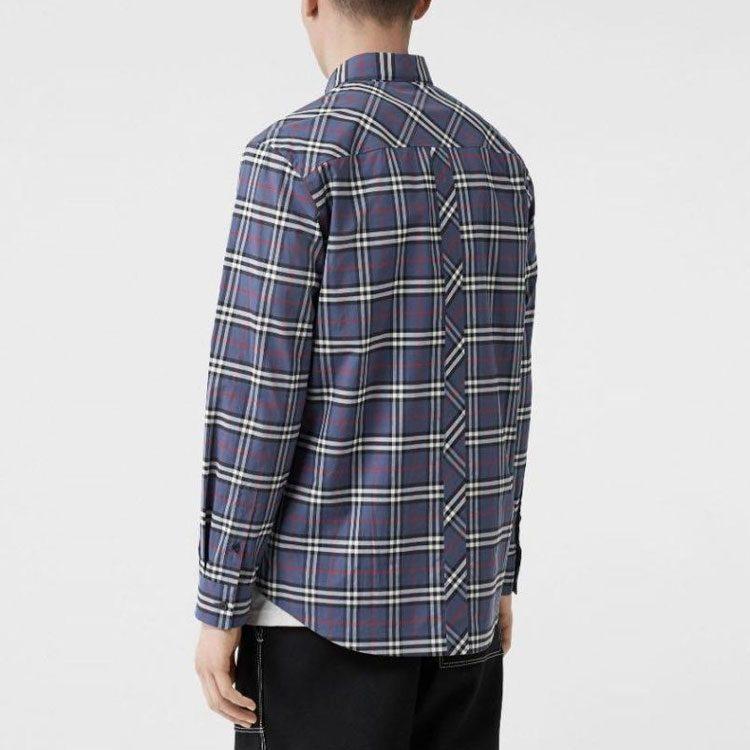 Burberry Рубашка мужская морской синий 80175621