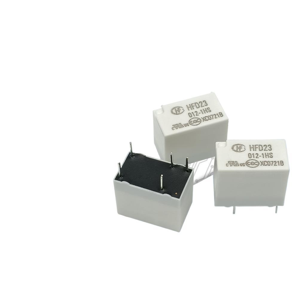 Hongfa Signal Relay HFD23-1HS: 1 Normally Open Group, 5 Pins, 4A