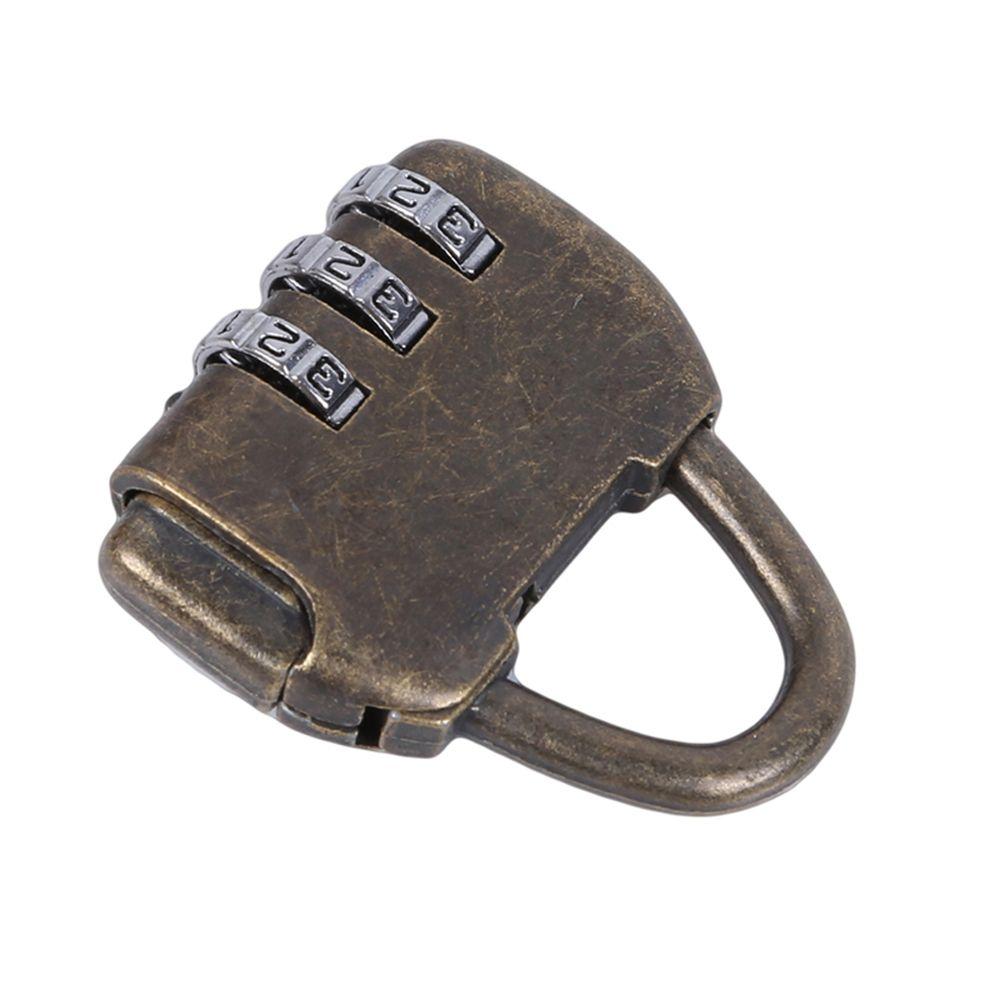 Anti-Theft Digit Cabinet Resettable Combination Case Keyless Padlock Password Lock Code Lock