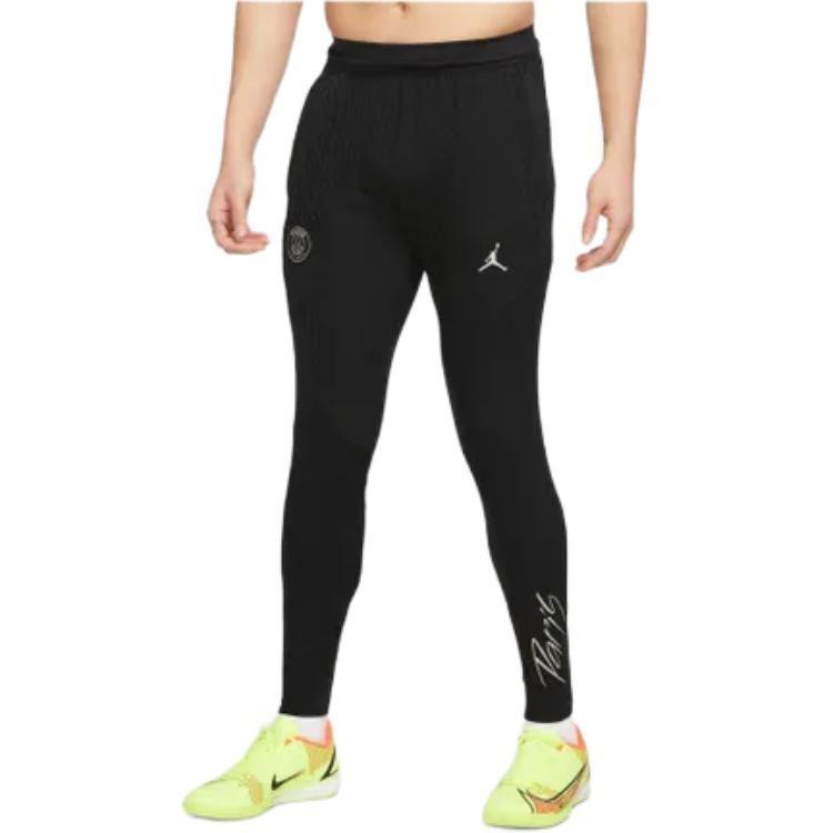 Jordan Paris Saint Germain Soccer Bottoms Men's Black Moderate Cuffed Pants Unisex DZ0760-010