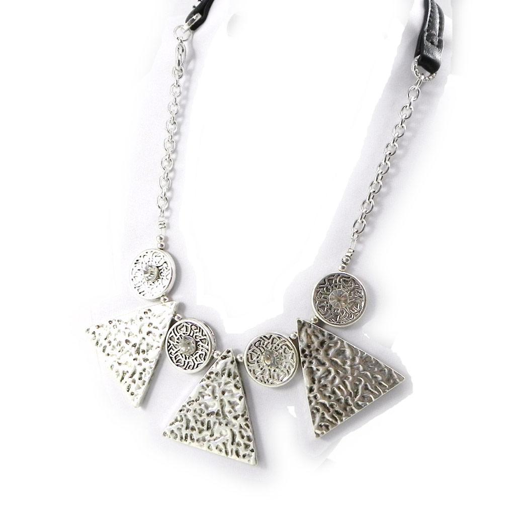 Les Trésors De Lily [H9865] — Серебряное дизайнерское колье «Королева»