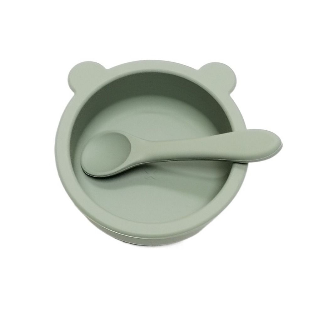 Waterproof Silicone Suction Bowls Flexible Feeding Bowl Set Feeding Tableware Learning To Eat
