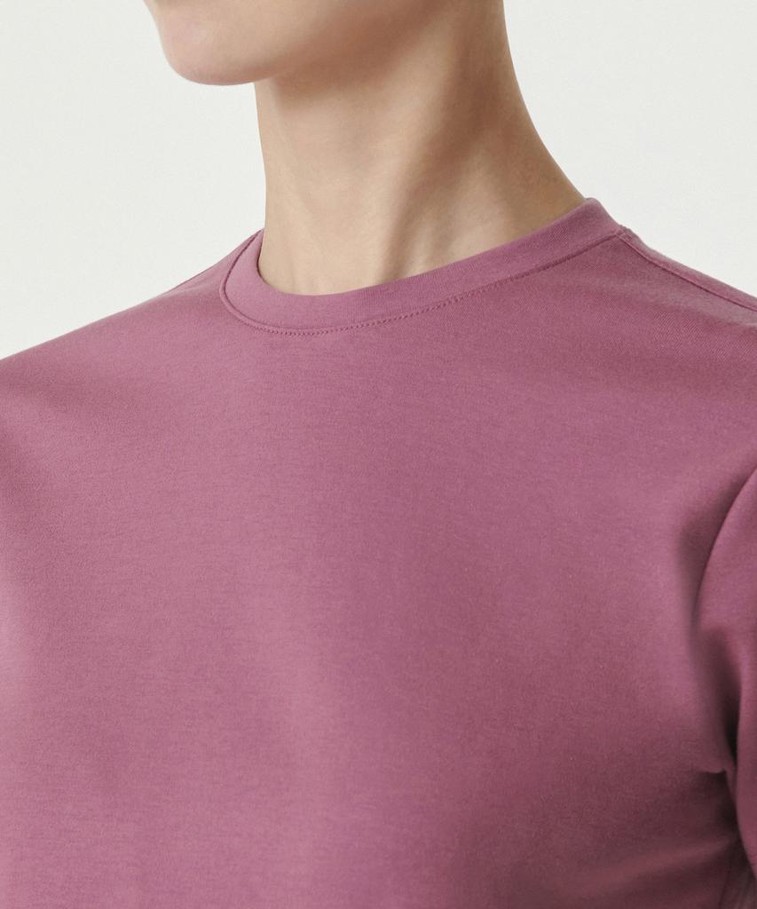 MUSINSA STANDARD WOMAN Women'S Basic Crew Neck T-Shirt [Dusty Magenta]