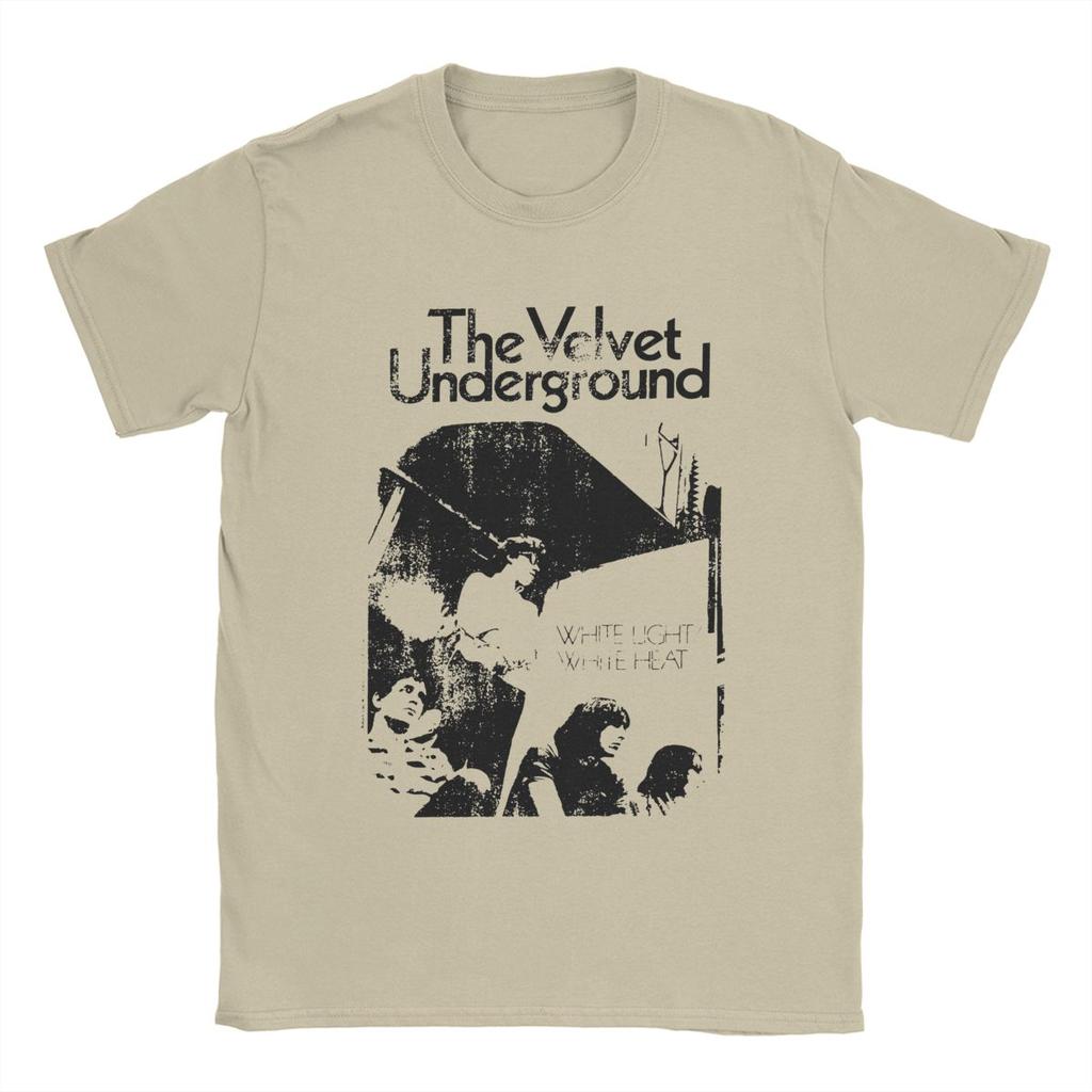 Повседневные футболки The Velvet Underground для мужчин с круглым вырезом из чистого хлопка футболки с коротким рукавом идеи для подарков топы
