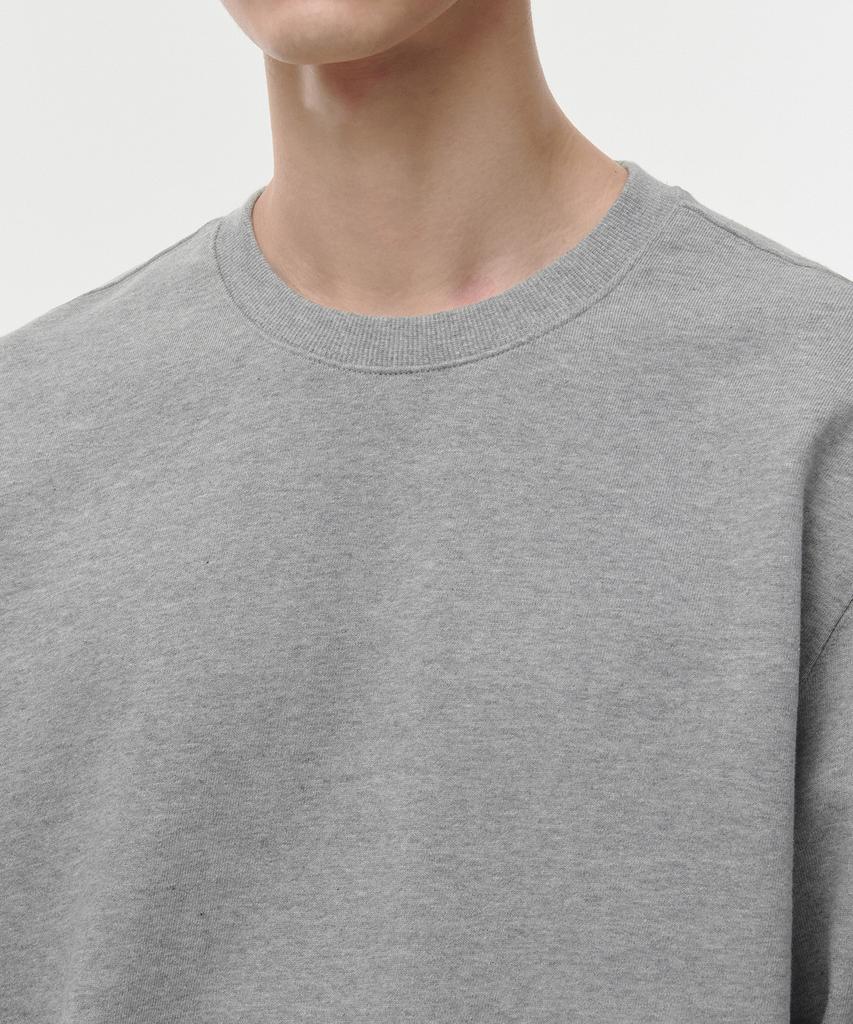 MUSINSA STANDARD Sweatshirt [Melange Gray]