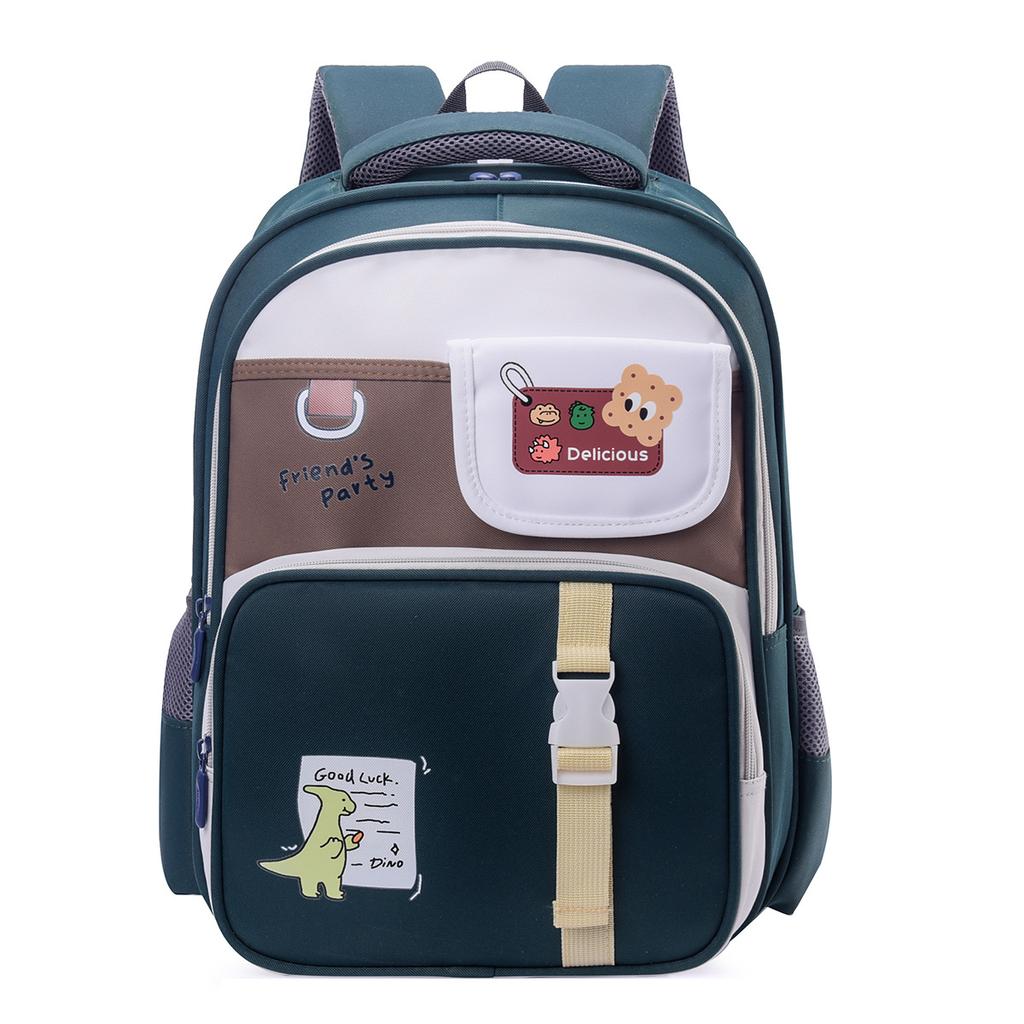 Ранец для начальной школы, легкий рюкзак с защитой позвоночника для снижения нагрузки, детский школьный рюкзак большой вместимости с несколькими отделениями