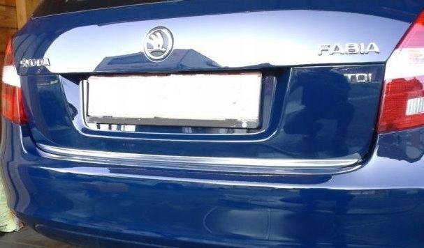 Skoda FABIA II Estate CHROME STRIP Chromed TAILGATE