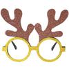 Vibrant Christmas Party Glasses For Children With Playful Reindeer Antlers And Festive Snowman Themes