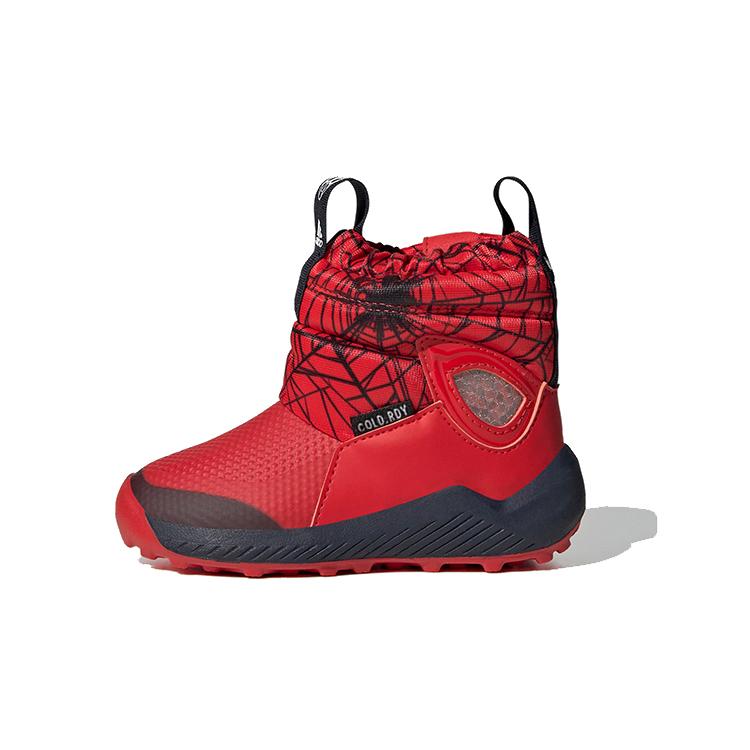 MARVEL x Adidas ActiveSnow Водонепроницаемые и теплые ботинки средней высоты для малышей Красный Черный Младенцы и малыши FV4271