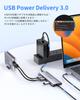 LENTION USB-C хаб 1 м с 4 портами USB Type 4 5 Гбит/с, 4K PD и 100 Вт, совместимый с MacBook, iPad, iPad, Surface Pro и iPhone 17, сверхдлинный, 6-в-1, порты C, 3.0