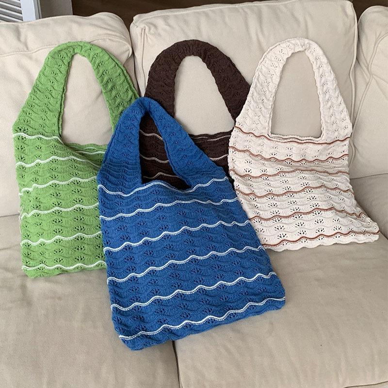 Women's Bag Knitting Bag Knitting Bag Simple Fashion All-in-one Shoulder Bag Handbag