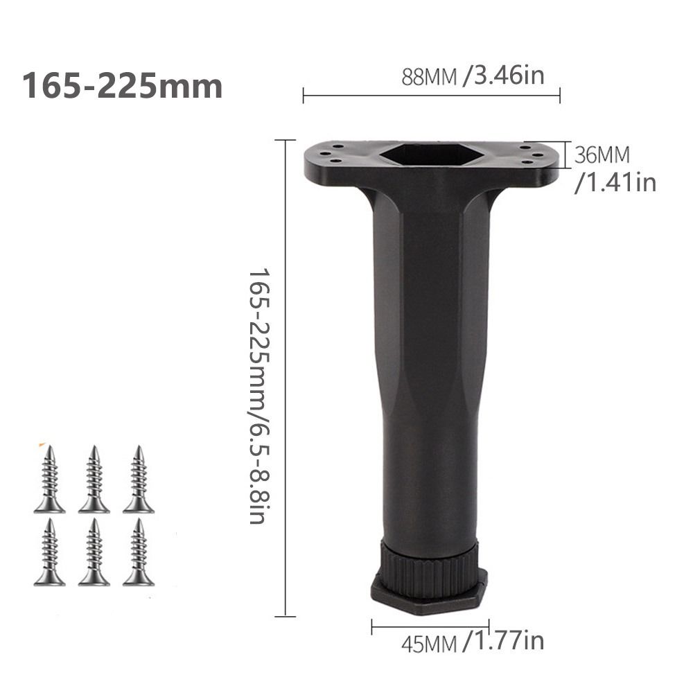 Усиленная опора для балки кровати Телескопическая опора для ножки Телескопический кронштейн для мебели Ножка для чайного столика