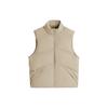 Origins Special Series Solid Color Zip Stand Collar Vest Sleeveless Down Jacket Unisex Outerwear Beige 3918604714