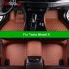 Car Floor Mats For Tesla Model X Auto Carpets Foot Coche Accessorie