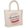 Sac De Plage - PLANETEE - Isotherme Conductrice Meilleure Du Monde Entier - Coton Imprimé France - Grande Contenance - Anses Solides